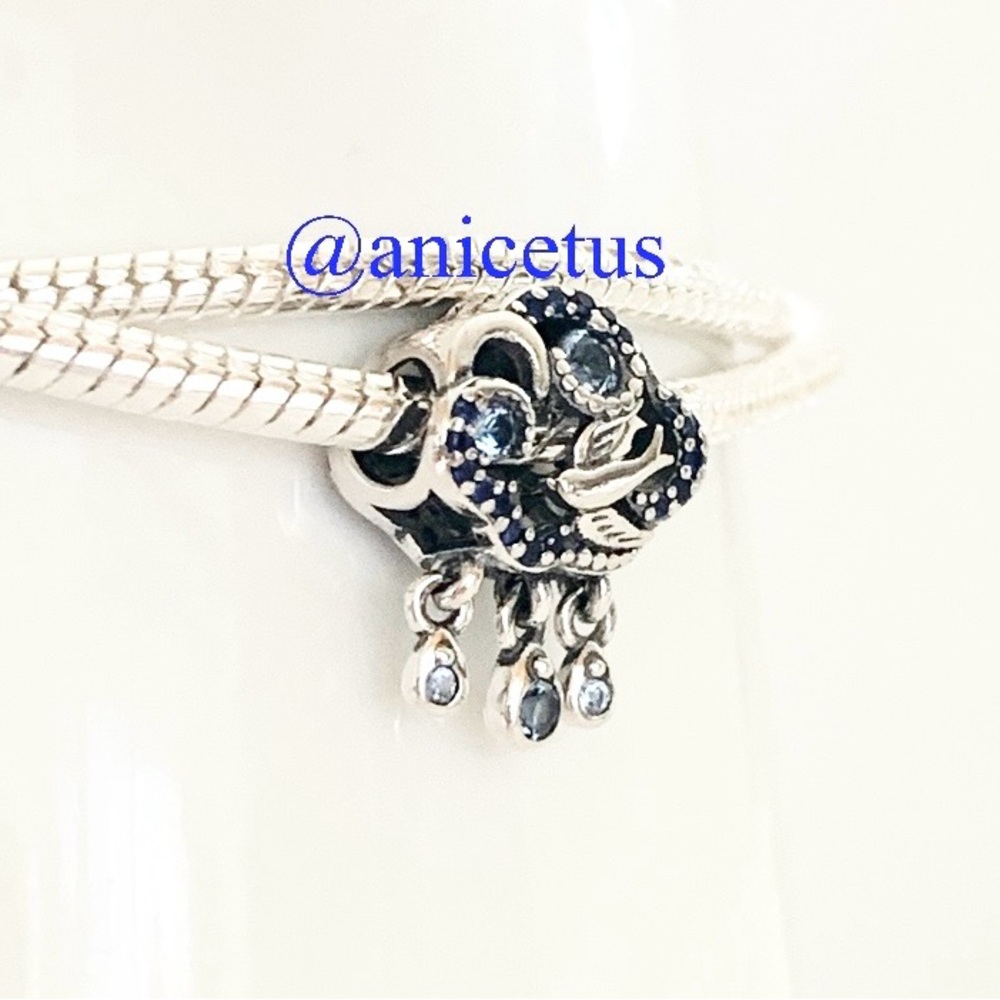 (Sold)NWOT S925 Sterling Silver Cloud & Swallow Charm